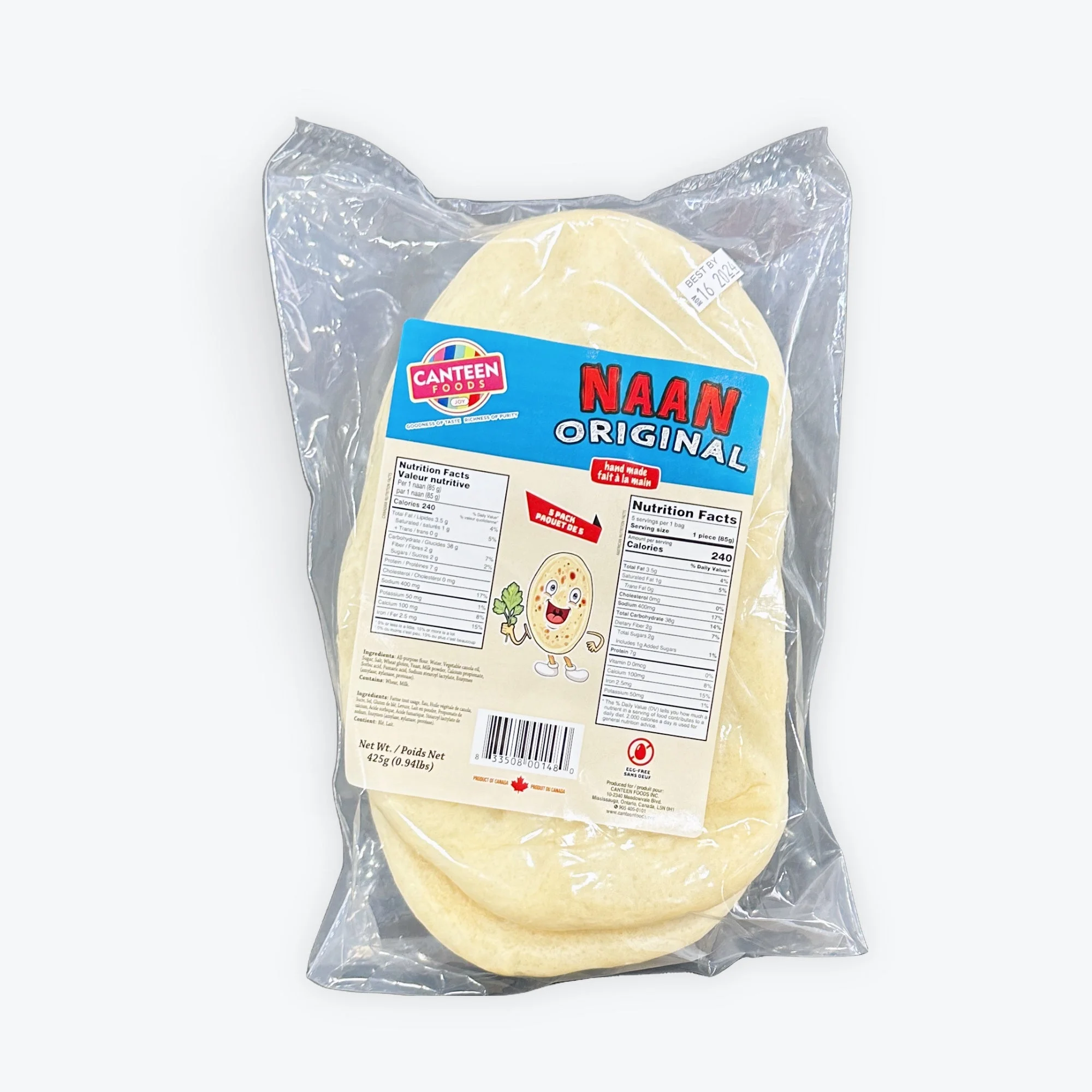 Canteen Canteen Foods Original Naan 425g 425g